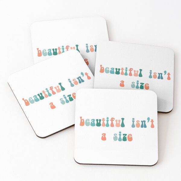 Item preview, Beautiful Isn't a Size Blue Orange Sticker designed and sold by laurencude.