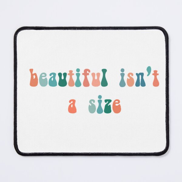 Item preview, Beautiful Isn't a Size Blue Orange Sticker designed and sold by laurencude.