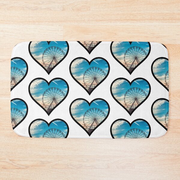 Item preview, Ferris Wheel Heart designed and sold by BuzzySpaceBee.