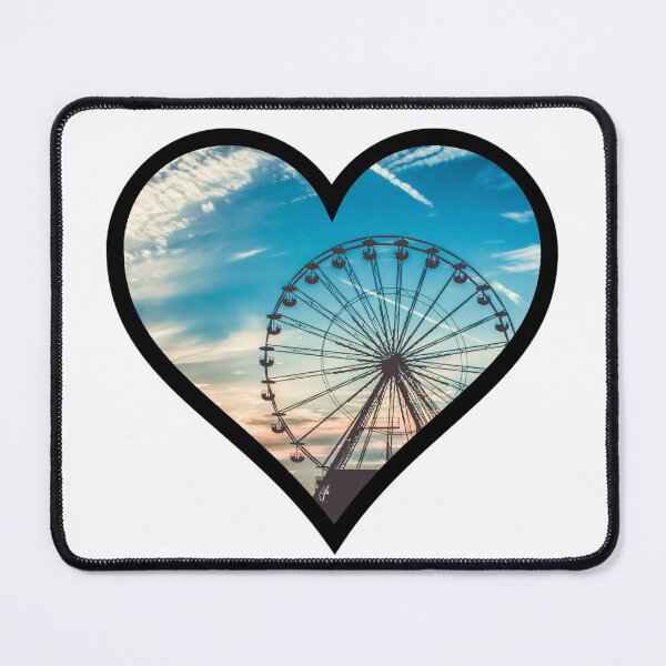 Item preview, Ferris Wheel Heart designed and sold by BuzzySpaceBee.