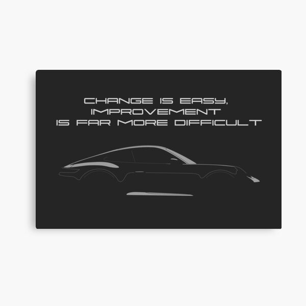 Artikel-Vorschau von Veränderung ist einfach... (Ferdinand Porsche) - Weiß, designt und verkauft von RuxandRhode.
