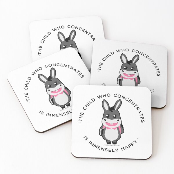 Item preview, Montessori quote The child who concentrates is immensely happy designed and sold by TeyMank.