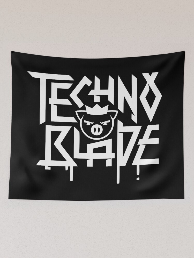 Technoblade Merch Techno Blade Logo Poster for Sale by SamibShop