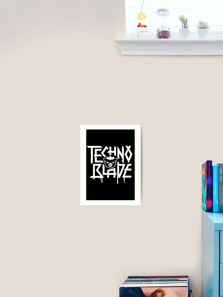 Technoblade Merch Techno Blade Logo Poster for Sale by SamibShop
