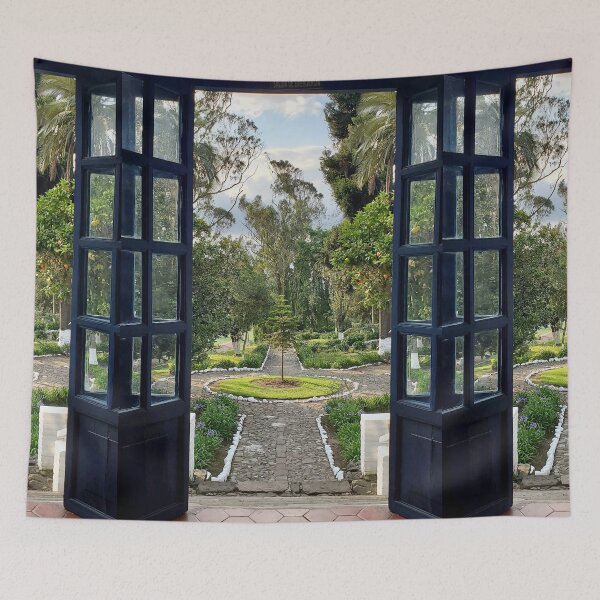 Item preview, Blue antique door designed and sold by Kiraguapa.