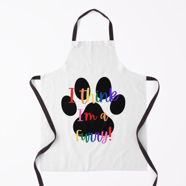 Item preview, I Think I'm a Furry! Graphic - Gay/Rainbow designed and sold by DaddyKoti.