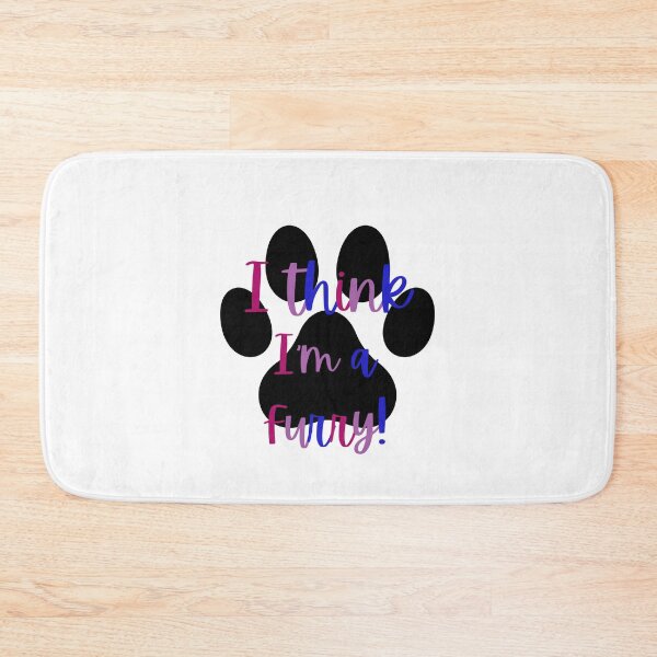 Item preview, I Think I'm a Furry! Graphic - Bi Colors designed and sold by DaddyKoti.