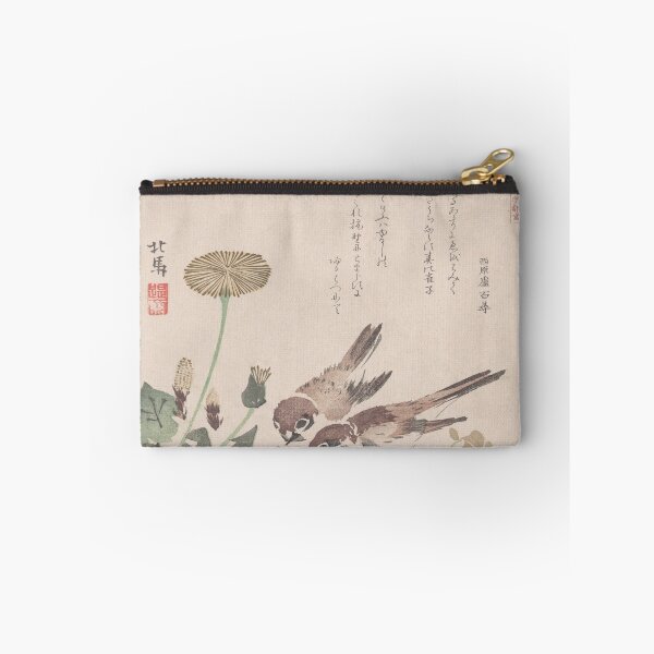 Item preview, Sparrows and Dandelions - Hokuba Vintage Japanese Art Restored designed and sold by molamode.