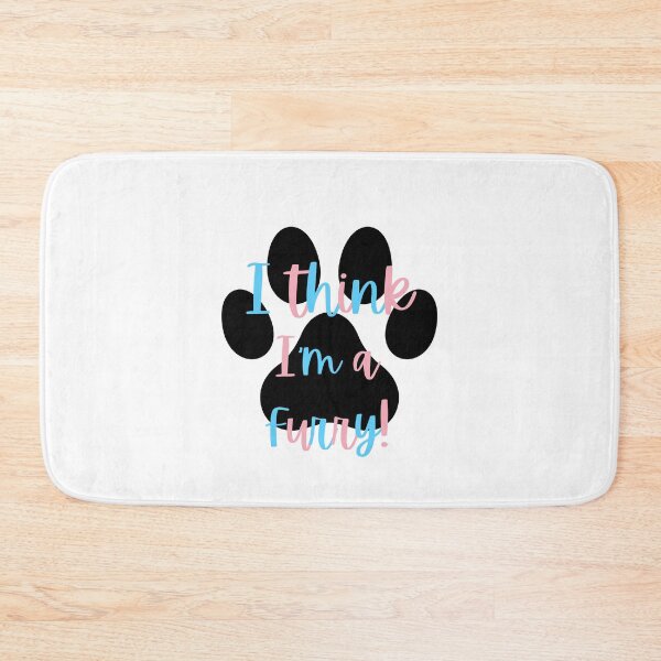 Item preview, I Think I'm a Furry! Graphic - Trans Colors designed and sold by DaddyKoti.