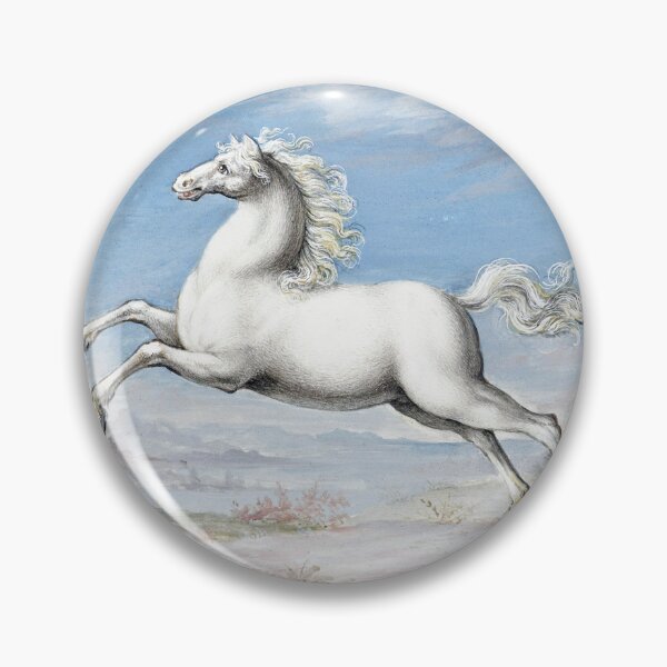 Item preview, White horse  by Joris Hoefnagel. Original from The Rijksmuseum designed and sold by SidhuKeet1.