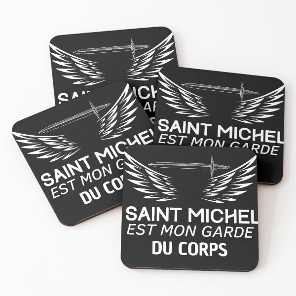 Item preview, SAINT MICHAEL IS MY BODYGUARD- TEE SHIRT RELIGION designed and sold by monoso0607.