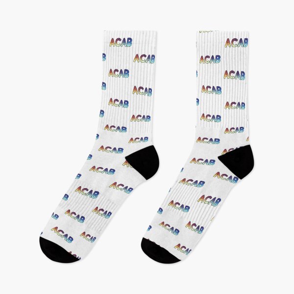 Item preview, ACAB in Rainbow Gradient  designed and sold by TheLilacBat.