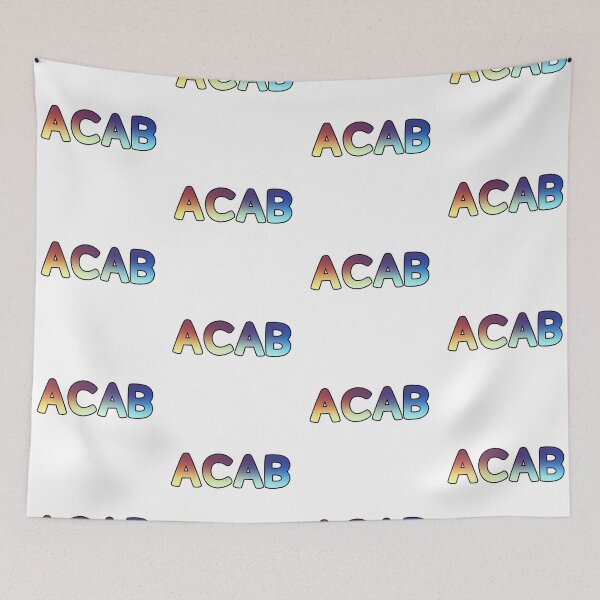 Item preview, ACAB in Rainbow Gradient  designed and sold by TheLilacBat.