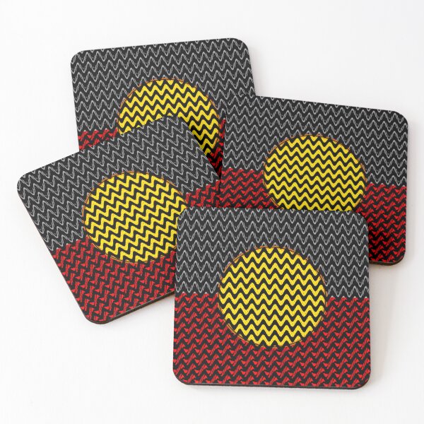 Item preview,  AMAZING  AUSTRALIAN ABORIGINAL FLAG  ART EXPRESSION WITH DOTS AND WAVES-11. designed and sold by Ralek.