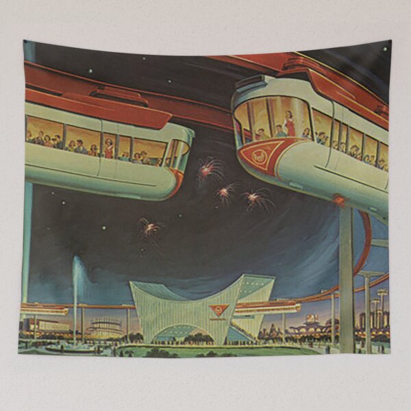 Item preview, 1964 New York World's Fair Monorail, Monorail, New York Monorail, Unisphere, Mid Century Modern design, designed and sold by Nostrathomas66.
