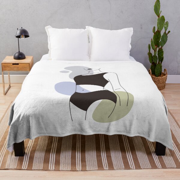 Item preview, Woman Silhouette Elegant Line Art designed and sold by VerboShop.