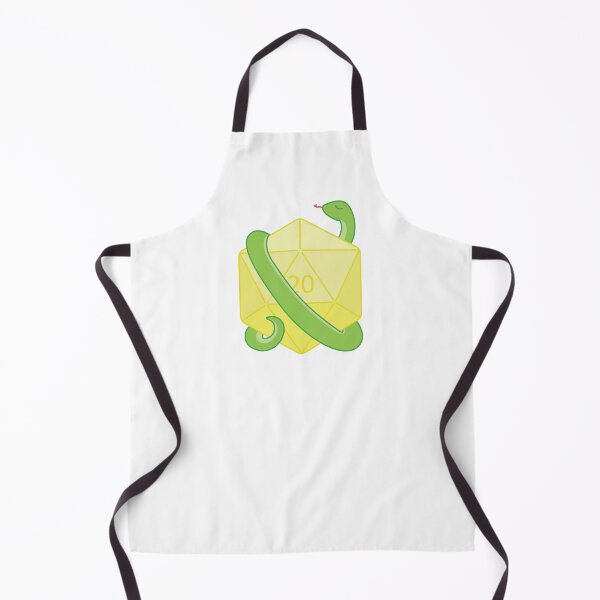 Item preview, Green Snake with Yellow D20 designed and sold by NovotnyDesigns.