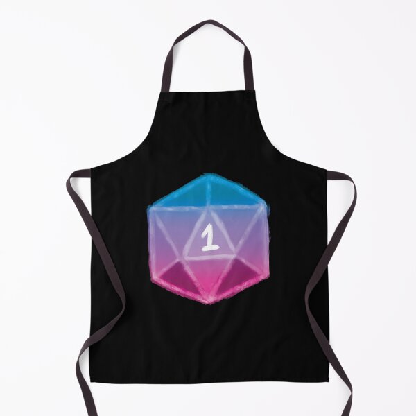 Item preview, Natural 1 | Hand Painted Nat 1 - Critical Fail D&D - Pink and Blue Gradient designed and sold by SqrlStudios.
