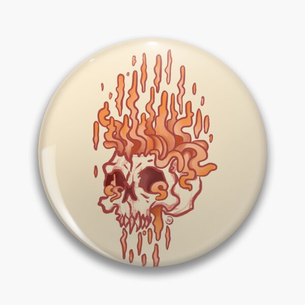 Item preview, Spooky Mushroom Skull Illustration  designed and sold by jinxedartstudio.