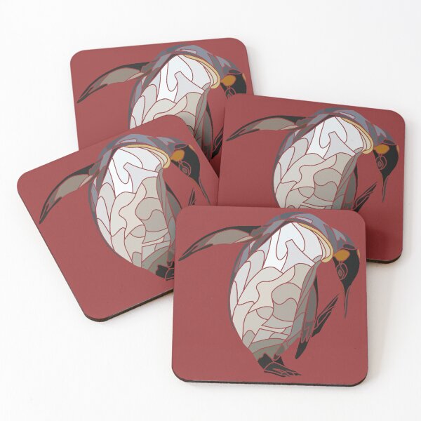 Item preview, Abstract Penguin Bourbon Red Theme designed and sold by SnoopyTF.