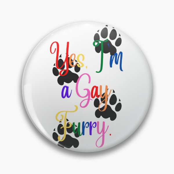 Item preview, Yes I'm a Gay Furry. Graphic - Gay-Flag Colors/Rainbow designed and sold by DaddyKoti.