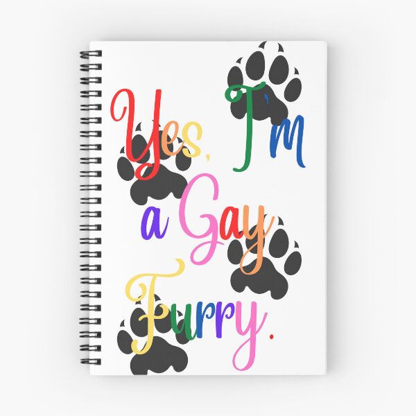 Item preview, Yes I'm a Gay Furry. Graphic - Gay-Flag Colors/Rainbow designed and sold by DaddyKoti.