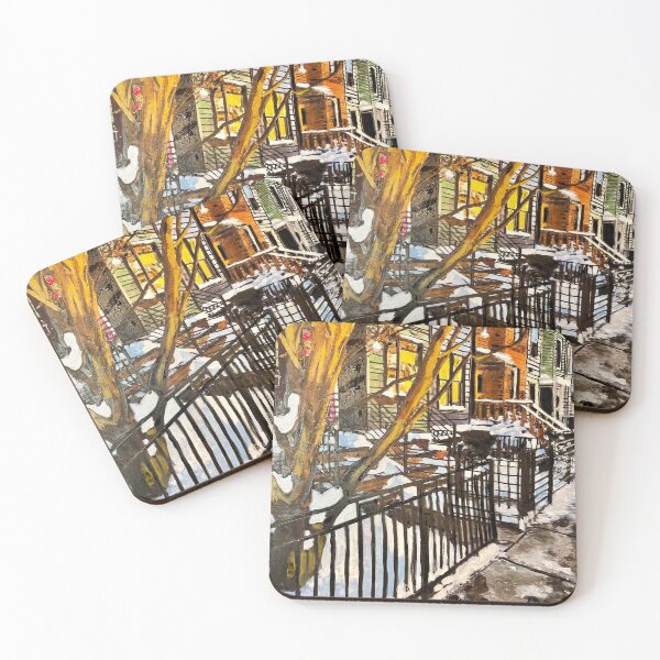 Item preview, Little Snow in Brooklyn designed and sold by Artist Gary Springer.