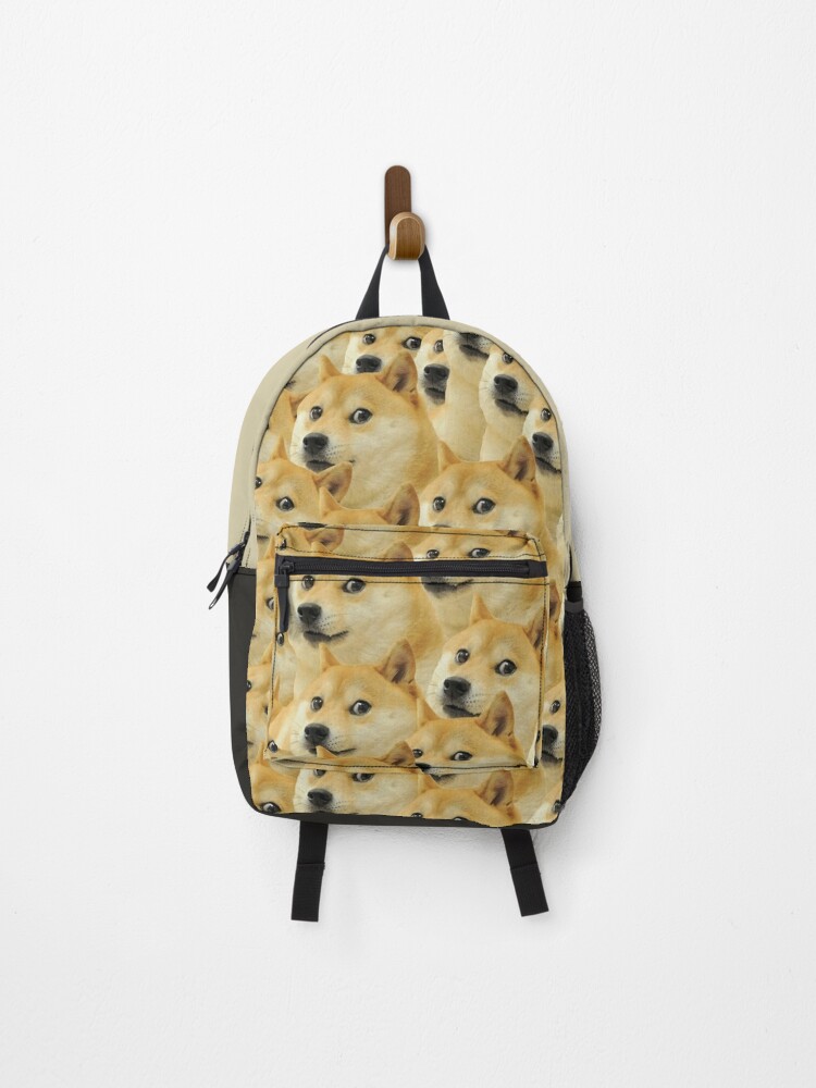 WOW Pattern Shiba Inu Doggo dog meme montage HD High Quality Online Store" Backpack for Sale by | Redbubble