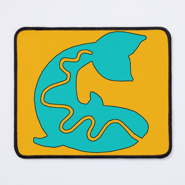 Item preview, Native American Inspired Fish Turquoise Blue designed and sold by Havocgirl.