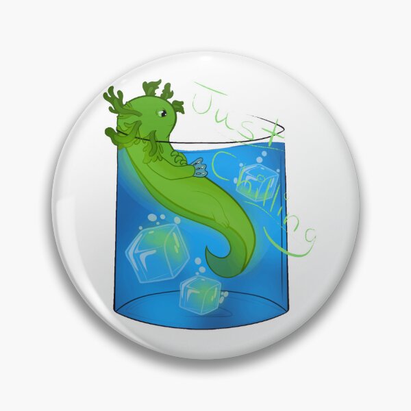 Item preview, GFP Axolotl chill designed and sold by Spherical Effects Shop.
