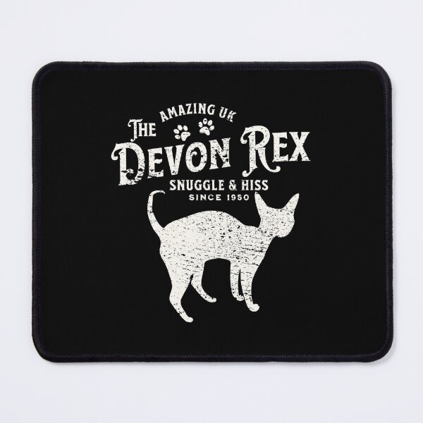 Item preview, Devon Rex cat vintage  designed and sold by Tanya Mihe.