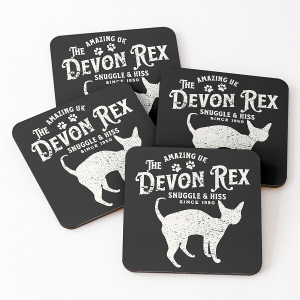 Item preview, Devon Rex cat vintage  designed and sold by Tanya Mihe.