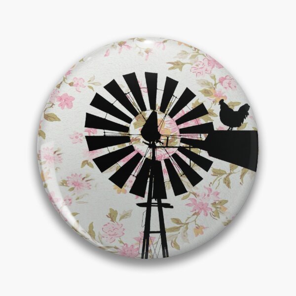 Item preview, Vintage Pretty Country Windmill designed and sold by CattlettArt.