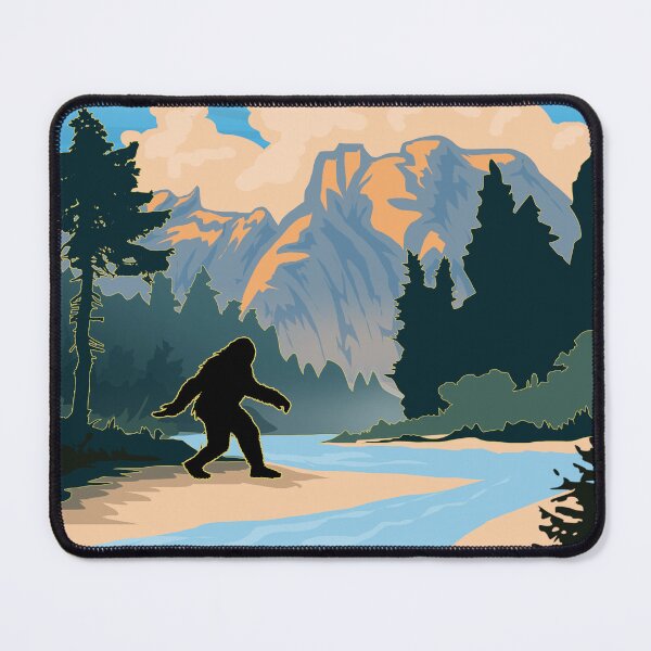 Item preview, Vintage Travel Poster Style - Bigfoot Natural Wonders Parks - Bigfoot designed and sold by CattlettArt.