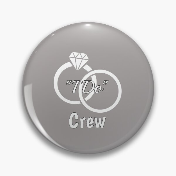 Item preview, I Do Crew Wedding Rings Design designed and sold by Angela Mello.