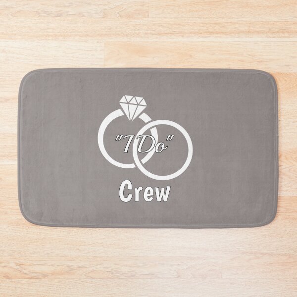 Item preview, I Do Crew Wedding Rings Design designed and sold by Angela Mello.