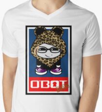 Kimdolion O'bot Toy Robot 2.0 Men's V-Neck T-Shirt