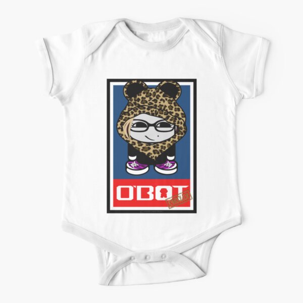 Kimdolion O'bot Toy Robot 2.0 Short Sleeve Baby One-Piece