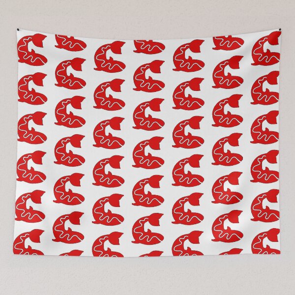 Item preview, Native American Inspired Fish Red designed and sold by Havocgirl.