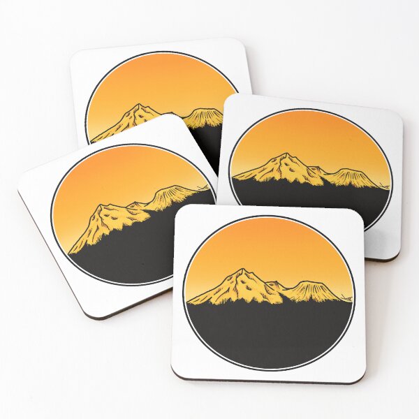 Item preview, Mt Shasta CA at Sunset  designed and sold by Fernheart Designs.