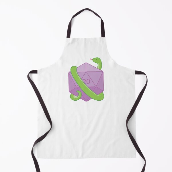 Item preview, Green Snake with Purple D20 designed and sold by NovotnyDesigns.