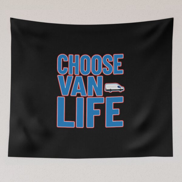 Item preview, Choose Van Life (Blue) designed and sold by Black-Arts.