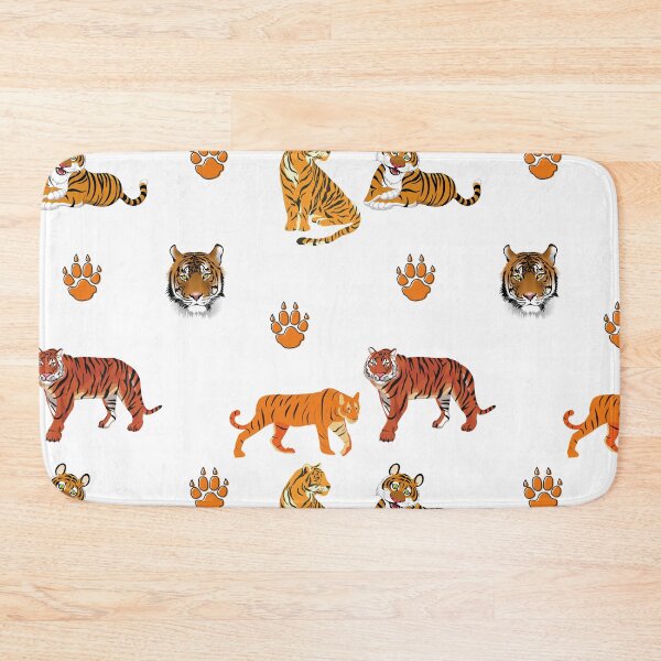 Item preview, Wild Tigers and Tiger Paw Print designed and sold by silviaol.