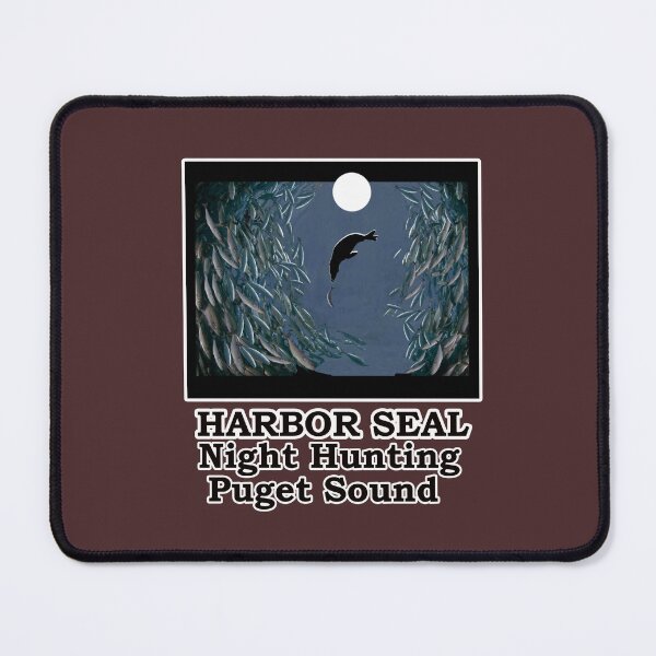 Item preview, HARBOR SEAL FULL MOON HUNTING designed and sold by cgullart.