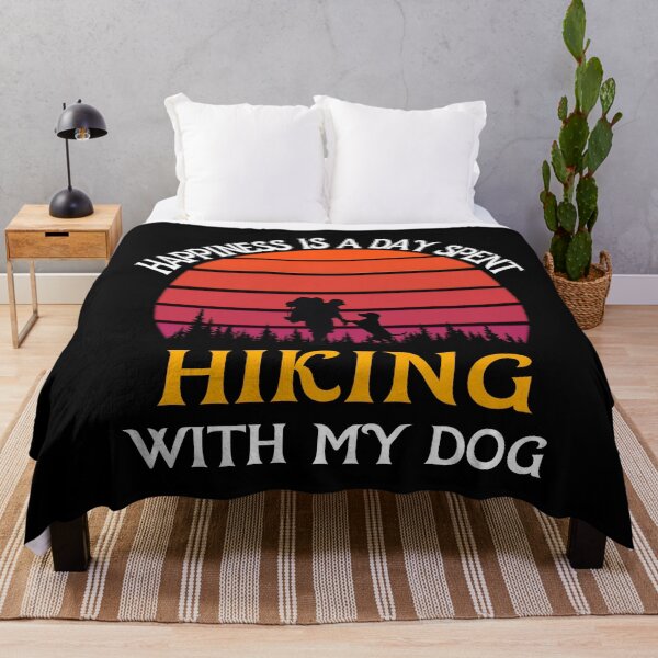 Item preview, Happiness Is A Day Spent Hiking With My Dog designed and sold by VaLdoShop.