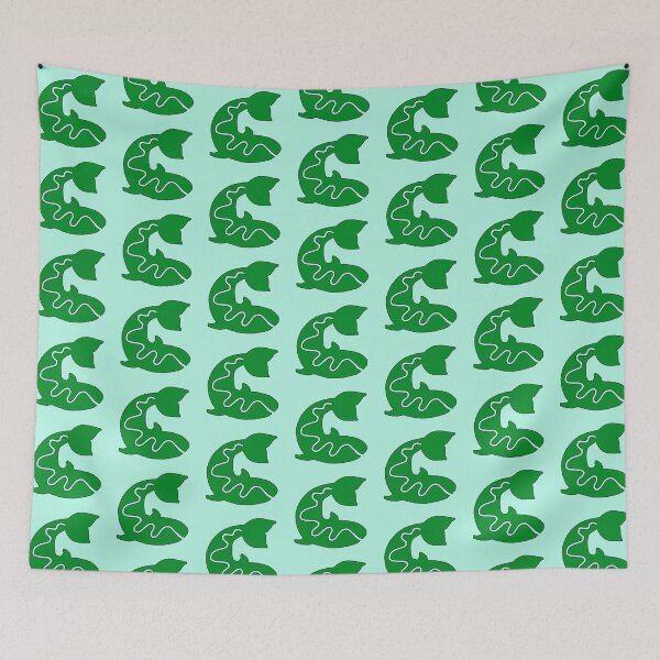 Item preview, Native American Inspired Fish Green designed and sold by Havocgirl.