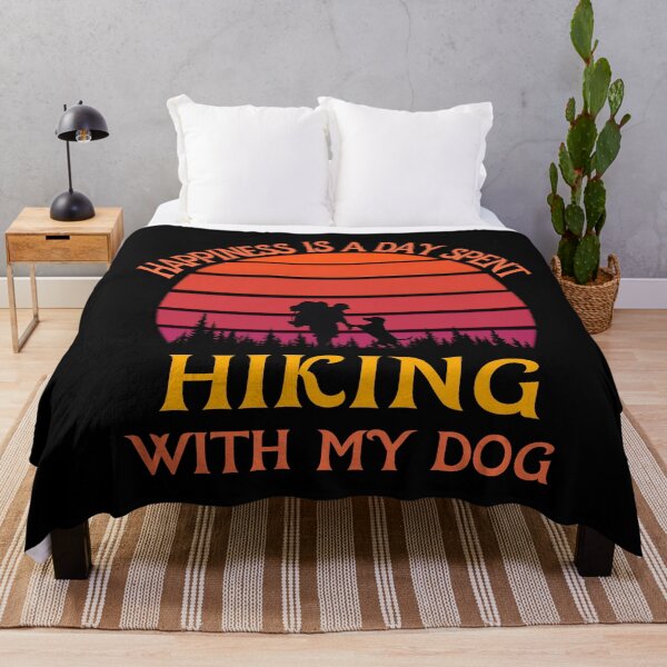 Item preview, Happiness Is A Day Spent Hiking With My Dog designed and sold by VaLdoShop.