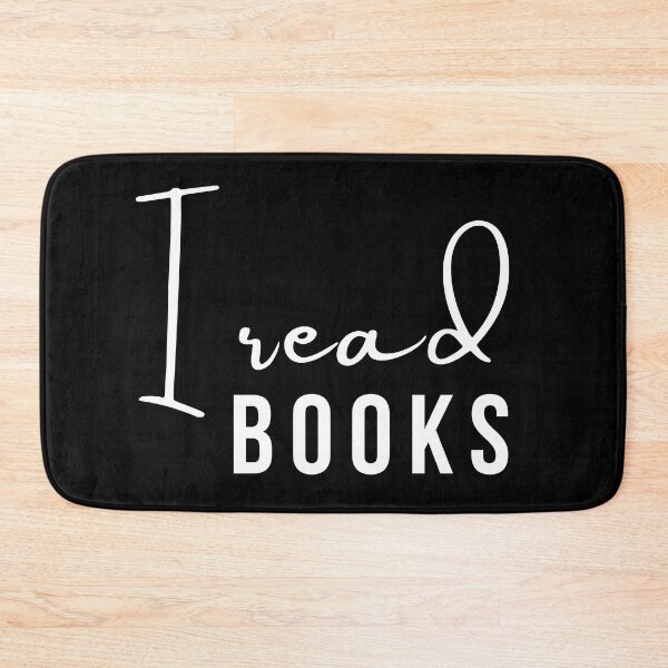 Item preview, I read books book related positive quote black and white illustration. designed and sold by Coolclassy.