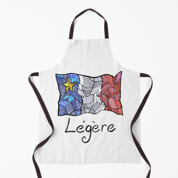 Item preview, Acadian Flag pastel liquid mosaic Légère  - Drapeau acadien mosaïque liquide pastel vitrail Légère  designed and sold by ColoursOfFrance.