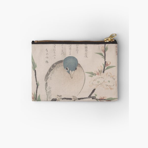 Item preview, Mountain Dove and Peach Flowers - Hokuba Vintage Japanese Art Restored designed and sold by molamode.